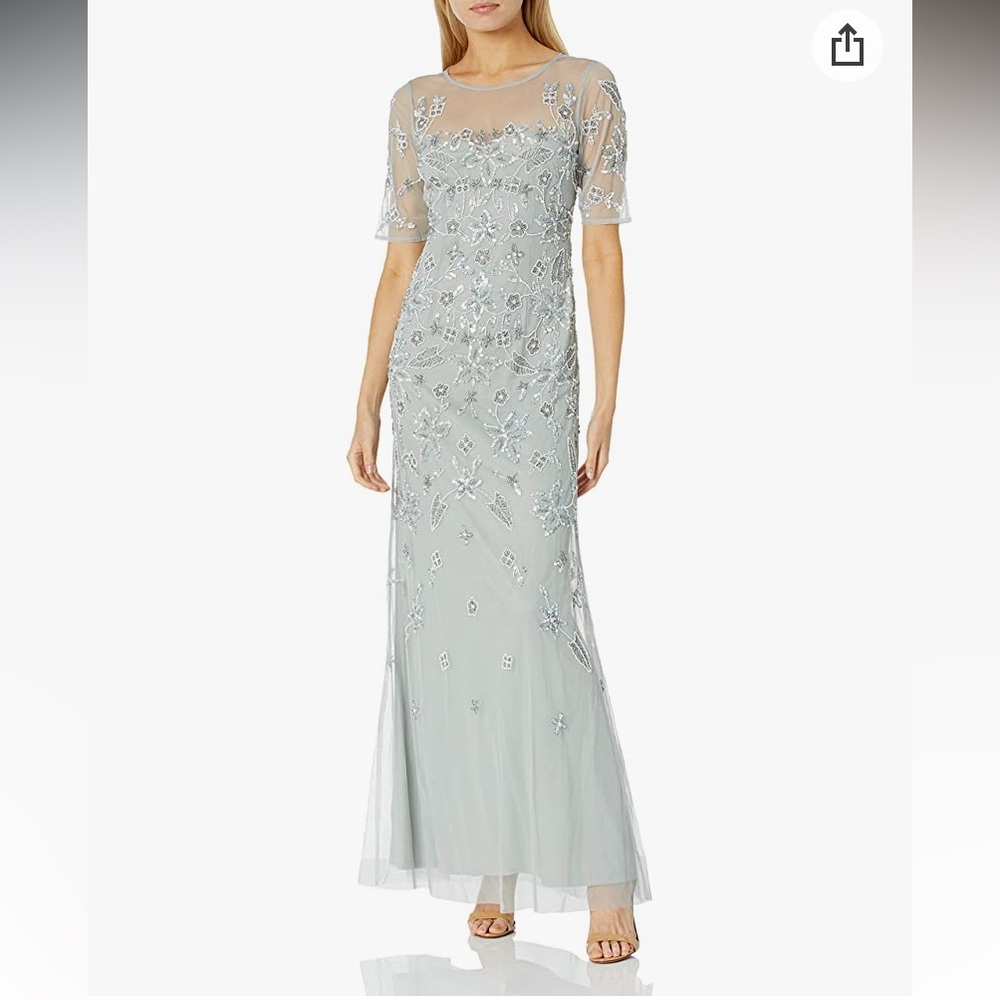 Adrianna Papell beaded gown